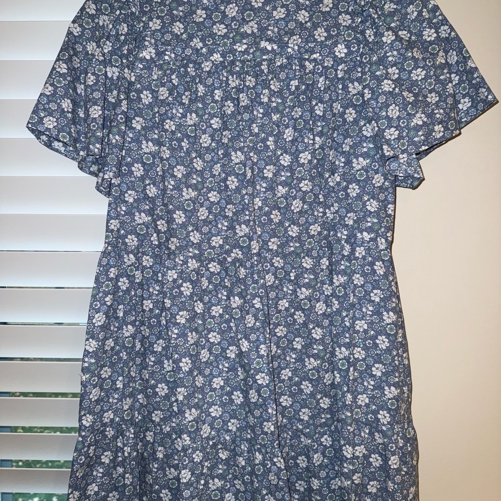 Floral Blue Dress